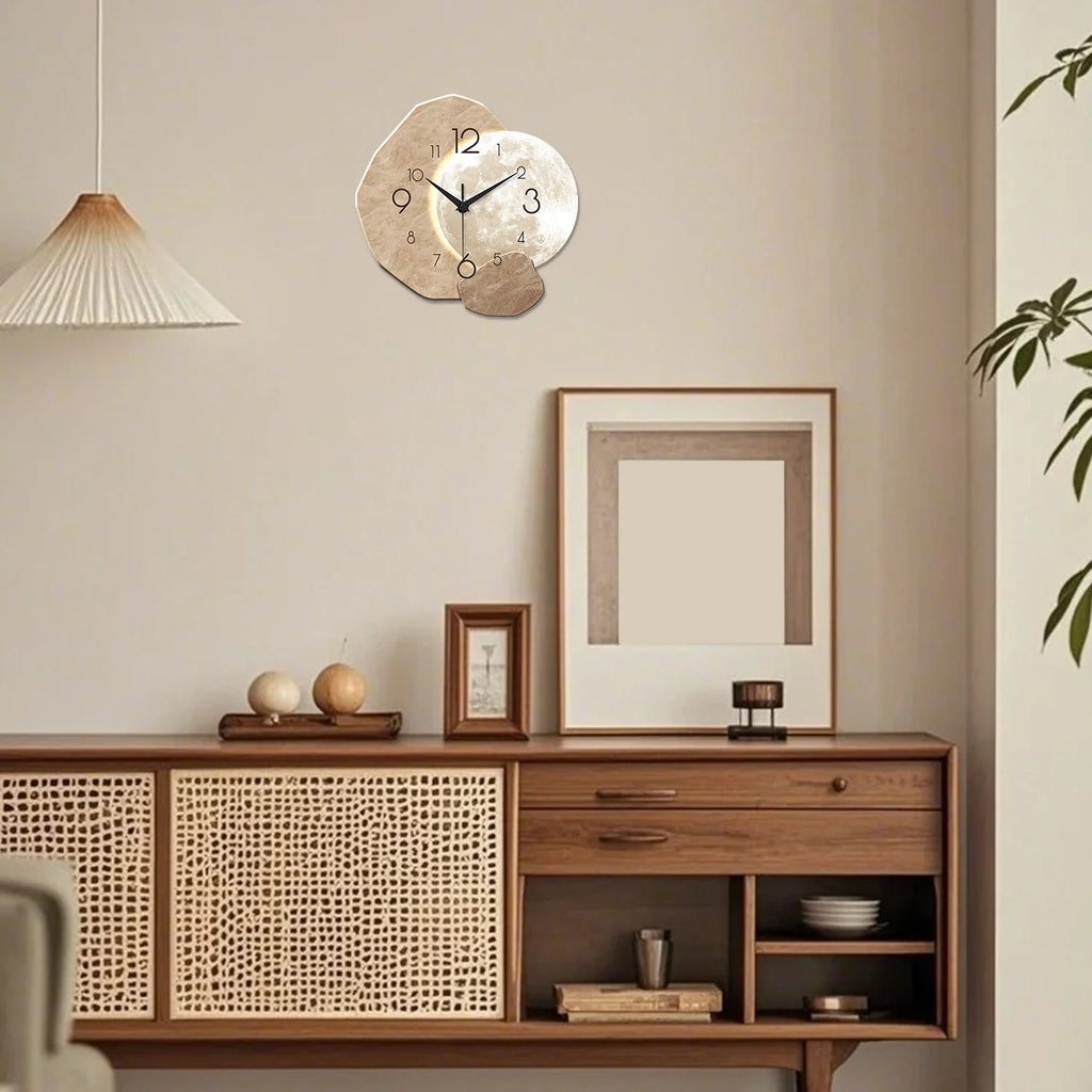 LUNARIS | L'Horloge Sculpturale Minérale
