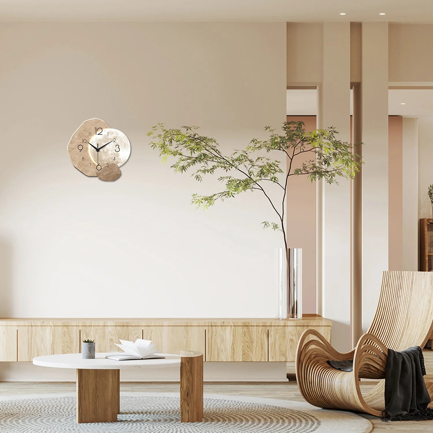 LUNARIS | L'Horloge Sculpturale Minérale